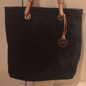 Michael Kors Black Nylon Tote Bag